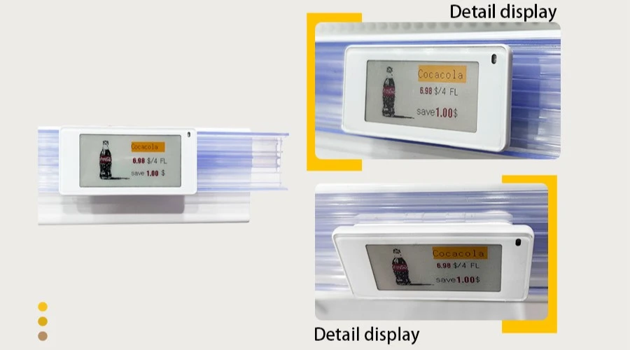 2.6 Inch Electronic Price Tag Extrusion Channel